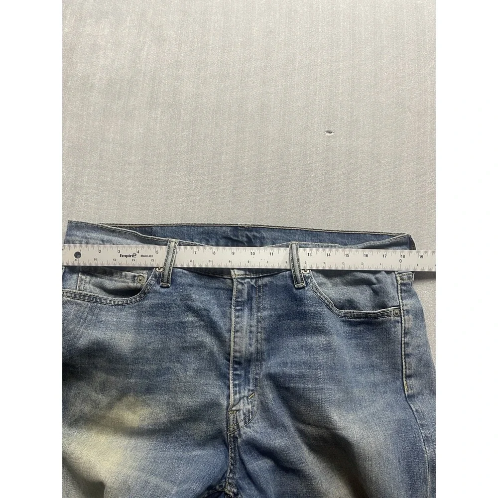 Levis 513 Jeans Men's 36 x 30 Blue Medium Wash Straight Denim Cotton
